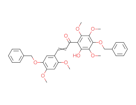 4',5-dibenzyloxy-2'-hydroxy-2,3',4,5',6'-pentamethoxychalcone