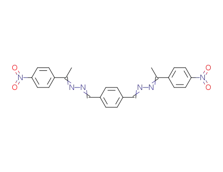 1,4-bis(((1-(4-nitrophenyl)ethylidene)hydrazono)methyl)benzene