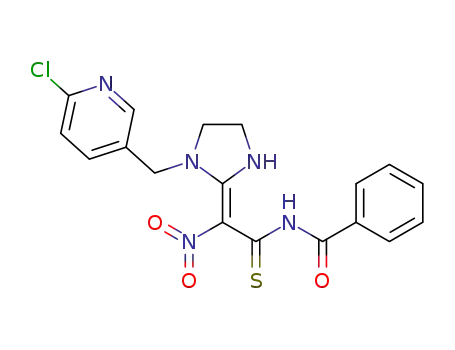 (Z)-N-[2-[1-[(6-chloropyridin-3-yl)methyl]-2-imidazolidinylidene]-2-nitrothioacetyl]benzamide