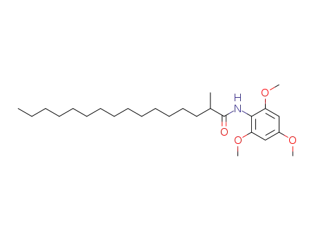 Molecular Structure of 114289-51-9 (Hexadecanamide, 2-methyl-N-(2,4,6-trimethoxyphenyl)-)