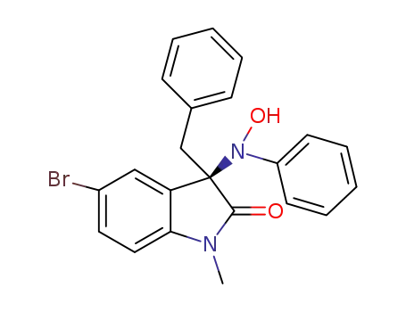(R)-3-benzyl-5-bromo-3-(hydroxy(phenyl)amino)-1-methylindolin-2-one