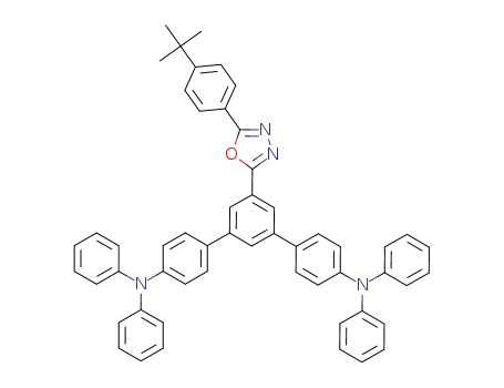 2-(3,5-bis(4'-(diphenylamino)phenyl)phenyl)-5-(4-tert-butylphenyl)-1,3,4-oxadiazole
