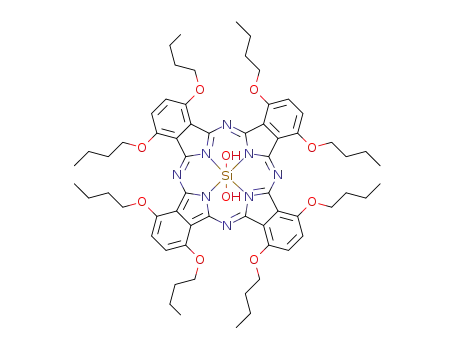 dihydroxysilicon(IV) 1,4,8,11,15,18,22,25-octabutoxyphthalocyanine