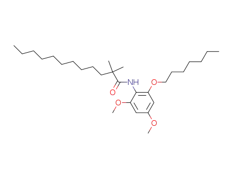 Dodecanamide, N-[2-(heptyloxy)-4,6-dimethoxyphenyl]-2,2-dimethyl-