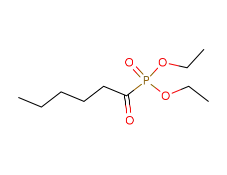 Molecular Structure of 6281-07-8 (diethyl hexanoylphosphonate)
