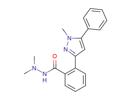 N',N'-dimethyl-2-(1-methyl-5-phenyl-1H-pyrazol-3-yl)benzohydrazide