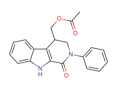 (2-phenyl-1-oxo-2,3,4,9-tetrahydropyrido[3,4-b]indol-4-yl)methyl acetate