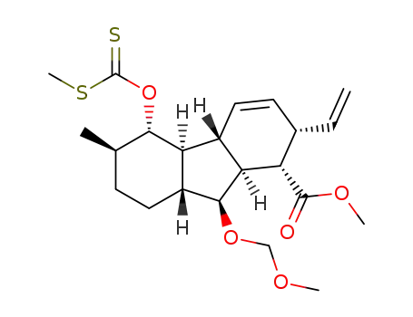(1S,2S,4aS,4bS,5S,6R,8aR,9S,9aS)-methyl 9-(methoxymethoxy)-6-methyl-5-(((methylthio)carbonothioyl)oxy)-2-vinyl-2,4a,4b,5,6,7,8,8a,9,9a-decahydro-1H-fluorene-1-carboxylate