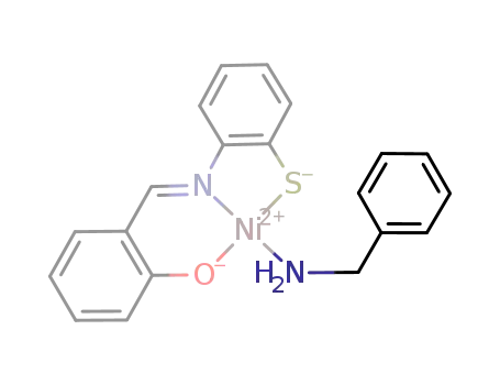 Ni(salicylidene 2-aminothiophenol(-2H))(benzylamine)