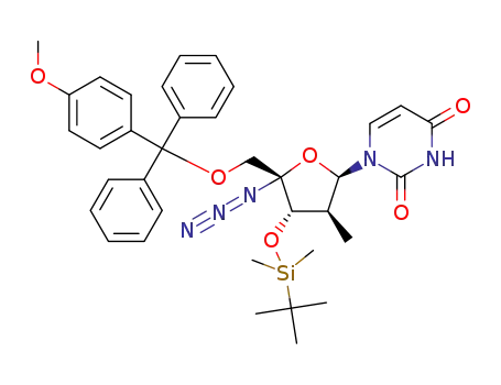C<sub>36</sub>H<sub>43</sub>N<sub>5</sub>O<sub>6</sub>Si