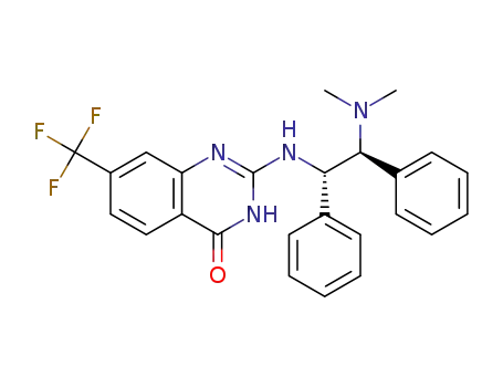 Molecular Structure of 1379685-93-4 (2-[(1S,2S)-2-(dimethylamino)-1,2-diphenylethylamino]-7-(trifluoromethyl)quinazolin-4(3H)-one)