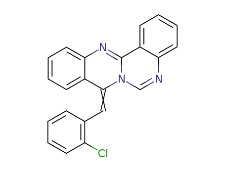 8H-Quinazolino[4,3-b]quinazoline, 8-[(2-chlorophenyl)methylene]-