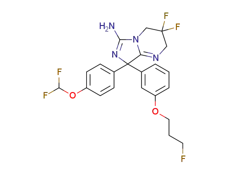 C<sub>22</sub>H<sub>21</sub>F<sub>5</sub>N<sub>4</sub>O<sub>2</sub>