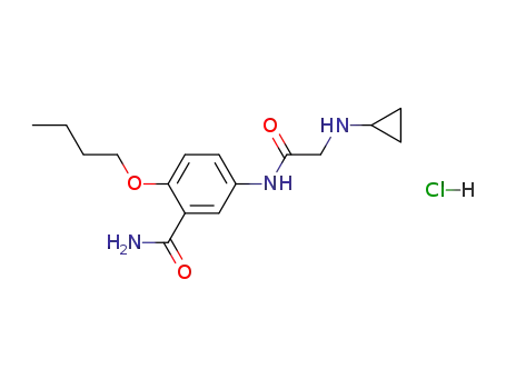 2-Butoxy-5-(2-cyclopropylamino-acetylamino)-benzamide; hydrochloride