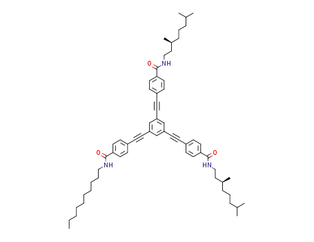 4,4'-((5-((4-(decylcarbamoyl)phenyl)ethynyl)-1,3-phenylene)bis(ethyne-2,1-diyl))bis(N-(3,7-dimethyloctyl)benzamide)