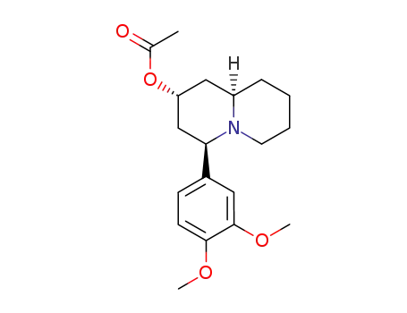 Acetic acid (2R,4R,9aR)-4-(3,4-dimethoxy-phenyl)-octahydro-quinolizin-2-yl ester