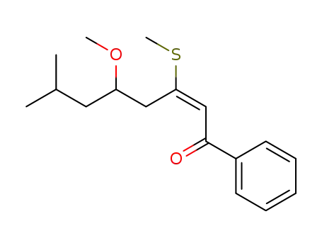 (E)-5-Methoxy-7-methyl-3-methylsulfanyl-1-phenyl-oct-2-en-1-one