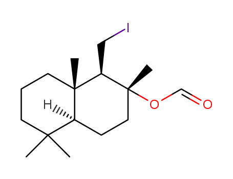 (1R,2R,4aS,8aS)-1-(iodoethyl)-2,5,5,8a-tetramethyldecahydronaphthalen-2-yl formate