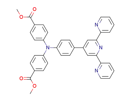 4'-(4-2-[dimethyl-4,4'-(phenylazanediyl)dibenzoate]phenyl)-2,2':6',2''-terpyridine