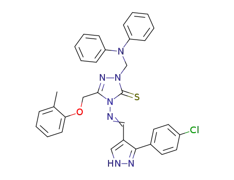 Molecular Structure of 1258254-32-8 (C<sub>33</sub>H<sub>28</sub>ClN<sub>7</sub>OS)