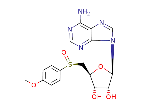 5'-deoxy-5'-<(4-methoxyphenyl)sulfinyl(S<sub>S</sub>)>adenosine