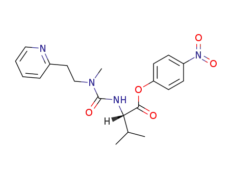 (S)-3-Methyl-2-[3-methyl-3-(2-pyridin-2-yl-ethyl)-ureido]-butyric acid 4-nitro-phenyl ester