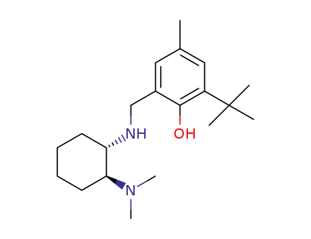 6-tert-butyl-2-{N-[2-(N,N-dimethyl)-aminocyclohexyl]salicaldimino}-4-methylphenol
