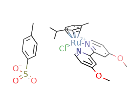 [(η<sup>6</sup>-p-cymene)RuCl(4,4′-dimethoxy-2,2′-bipyridine)](tosylate)