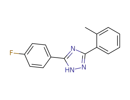 5-(4-フルオロフェニル)-3-(o-トリル)-1H-1,2,4-トリアゾール