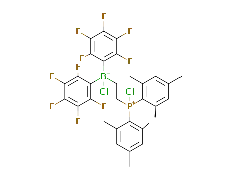 Mes<sub>2</sub>ClPCH<sub>2</sub>CH<sub>2</sub>BCl(C<sub>6</sub>F<sub>5</sub>)2