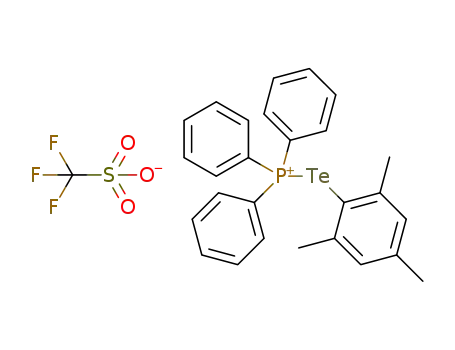 C<sub>27</sub>H<sub>26</sub>PTe<sup>(1+)</sup>*CF<sub>3</sub>O<sub>3</sub>S<sup>(1-)</sup>