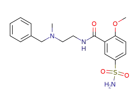 Benzamide,
5-(aminosulfonyl)-2-methoxy-N-[2-[methyl(phenylmethyl)amino]ethyl]-