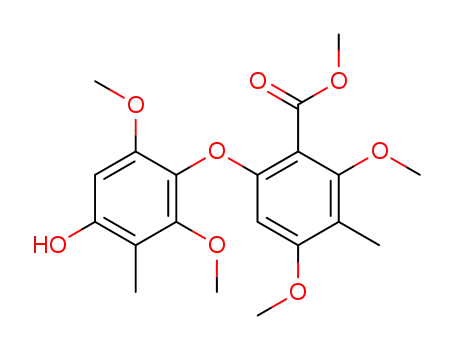 methyl 6-(4-hydroxy-2,6-dimethoxy-3-methylphenoxy)-2,4-dimethoxy-3-methylbenzoate