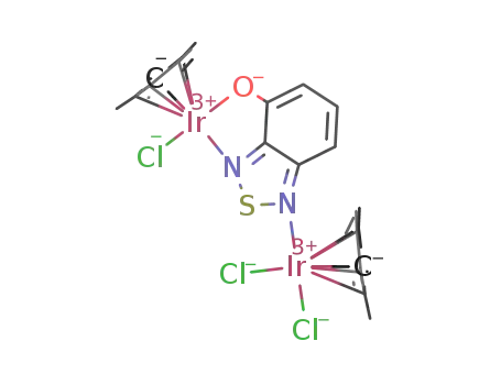 [Ir2Cl3Cp*2(μ,η3-4-hydroxy-2,1,3-benzothiadiazole-H)]
