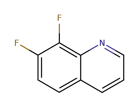Molecular Structure of 145241-76-5 (7,8-Difluoroquinoline)