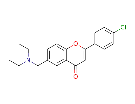 2-(4-chlorophenyl)-6-((diethylamino)methyl)-4H-chromen-4-one