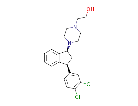 2-{4-[(1S,3S)-3-(3,4-Dichloro-phenyl)-indan-1-yl]-piperazin-1-yl}-ethanol