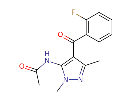 N-[4-(2-Fluoro-benzoyl)-2,5-dimethyl-2H-pyrazol-3-yl]-acetamide