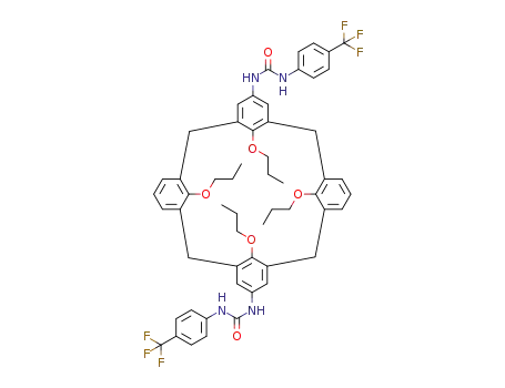 5,17-bis{N'-[(4-trifluoromethyl)phenyl]ureido}-25,26,27,28-tetrapropoxycalix[4]arene