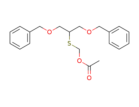 Acetic acid 2-benzyloxy-1-benzyloxymethyl-ethylsulfanylmethyl ester