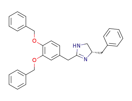(S)-4-Benzyl-2-(3,4-bis-benzyloxy-benzyl)-4,5-dihydro-1H-imidazole