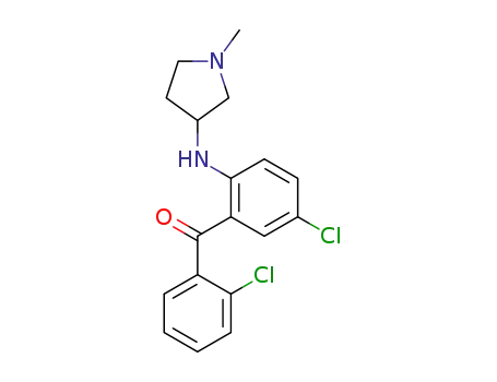 Methanone,
[5-chloro-2-[(1-methyl-3-pyrrolidinyl)amino]phenyl](2-chlorophenyl)-