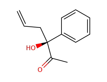 Molecular Structure of 103383-79-5 (5-Hexen-2-one, 3-hydroxy-3-phenyl-, (S)-)