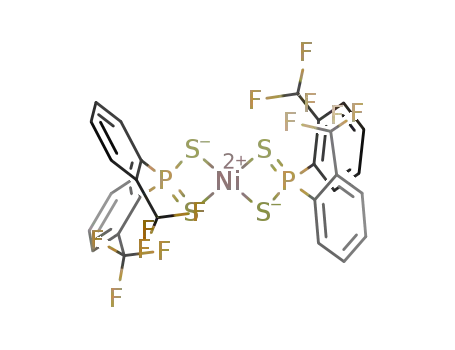 bis[bis(o-trifluoromethylphenyl)dithiophosphinato]nickel(II)