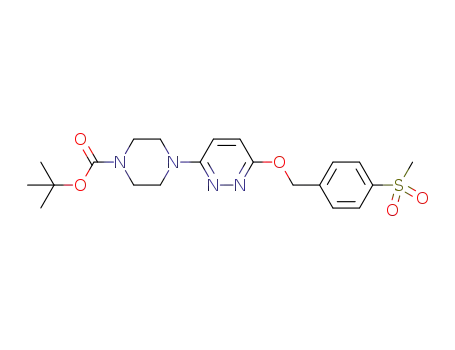 tert-butyl 4-(6-{[4-(methylsulfonyl)benzyl]oxy}pyridazin-3-yl)piperazine-1-carboxylate