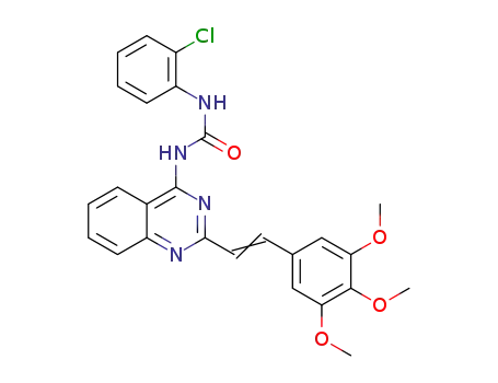 2-(3,4,5-trimethoxystyryl)-4-(2-chlorophenylureido)-quinazoline