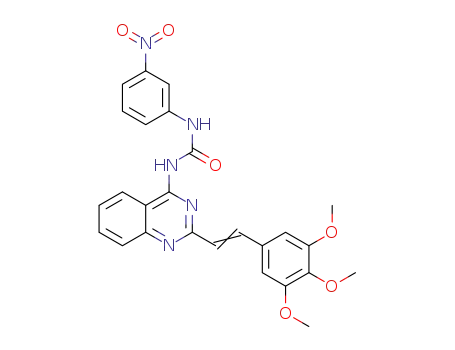2-(3,4,5-trimethoxystyryl)-4-(3-nitrophenylureido)-quinazoline