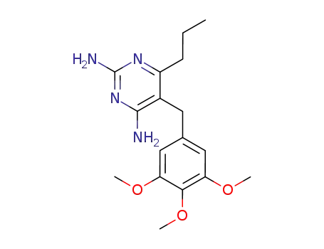 6-Propyl-5-(3,4,5-trimethoxy-benzyl)-pyrimidine-2,4-diamine