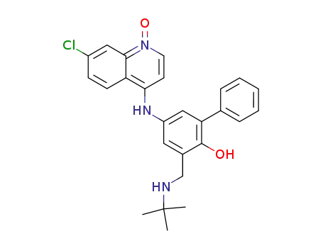 3-(tert-Butylamino-methyl)-5-(7-chloro-1-oxy-quinolin-4-ylamino)-biphenyl-2-ol