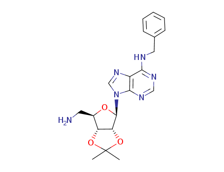 5'-Amino-5'-deoxy-2',3'-O-(1-methylethylidene)-N-(phenylmethyl)adenosine